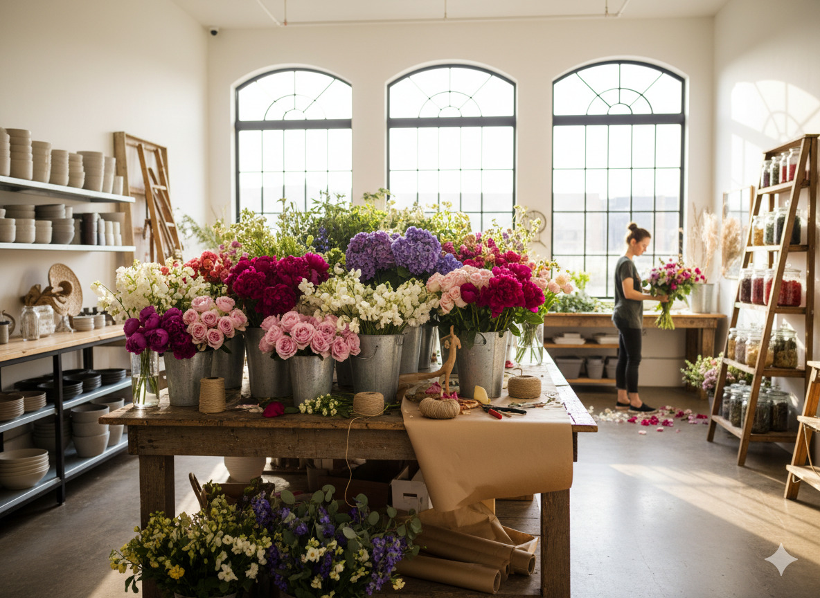 Quibraxnthar studio interiør